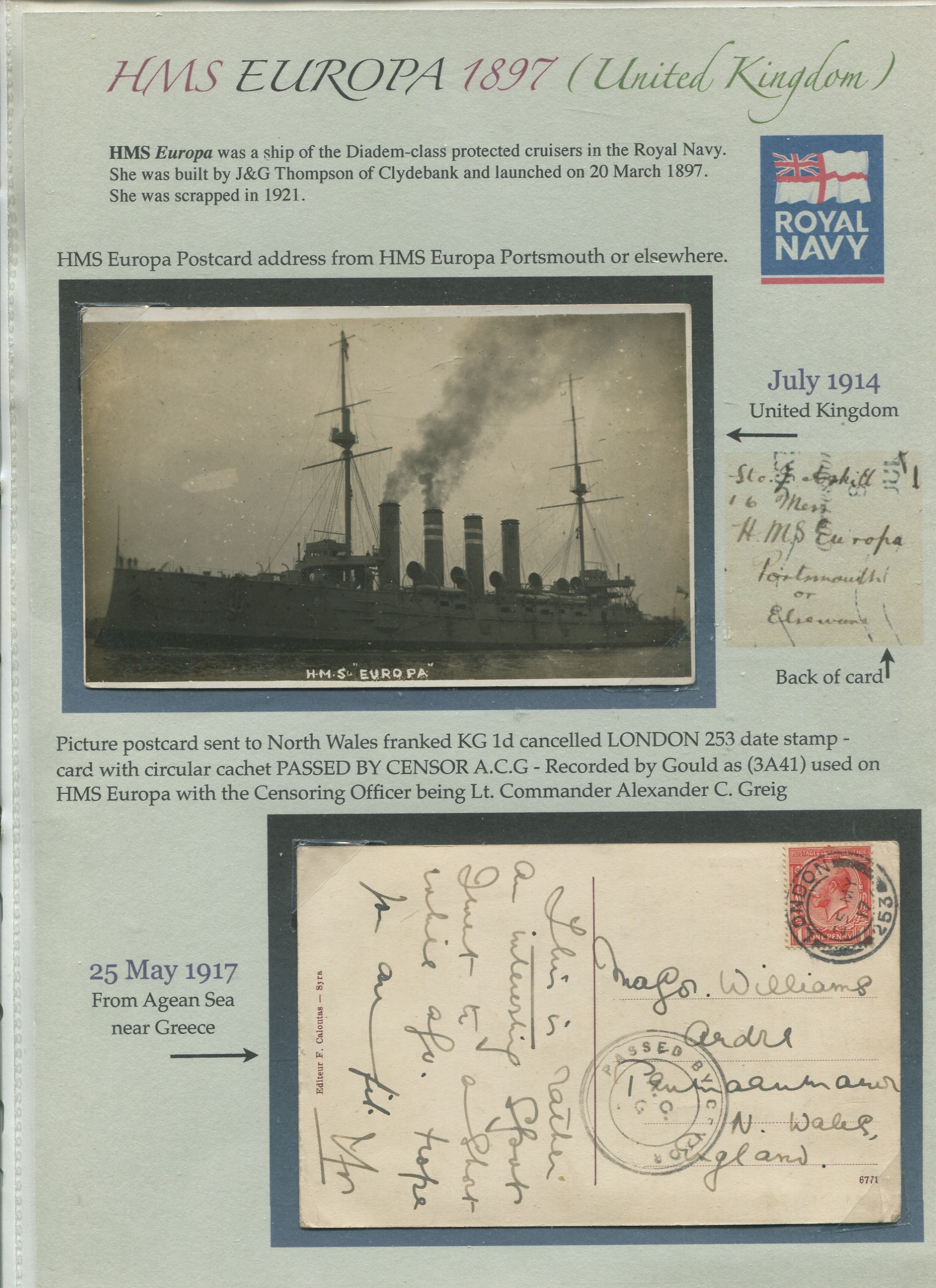 HMS Europa 1897